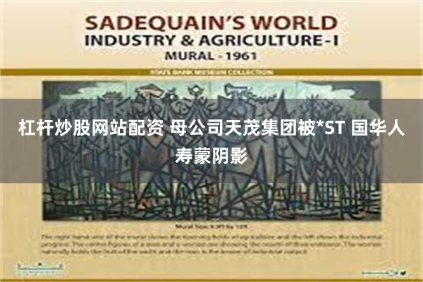 杠杆炒股网站配资 母公司天茂集团被*ST 国华人寿蒙阴影